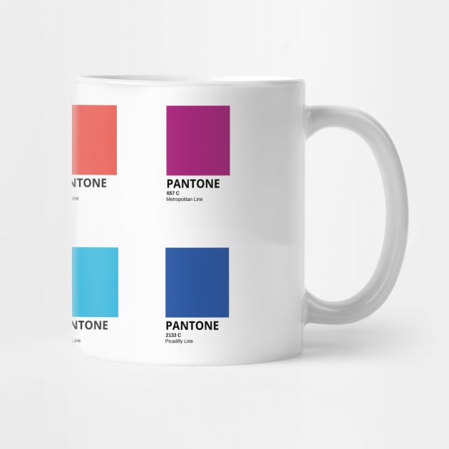 London Underground Colors Pantone pack by lindsey788